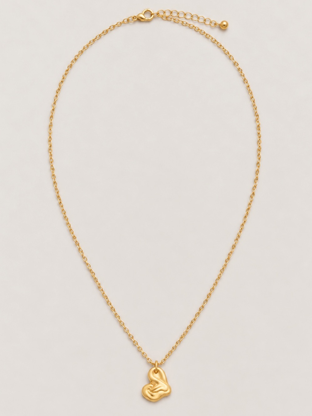 New! Petite Gold Heart Pendant Necklace NWOT 5062